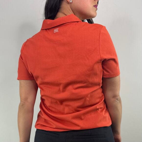 Cutter & Buck Orange Polo Top - Picture 7 of 11